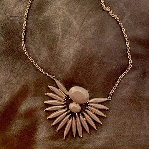 Grayish Purple Statement Necklace
